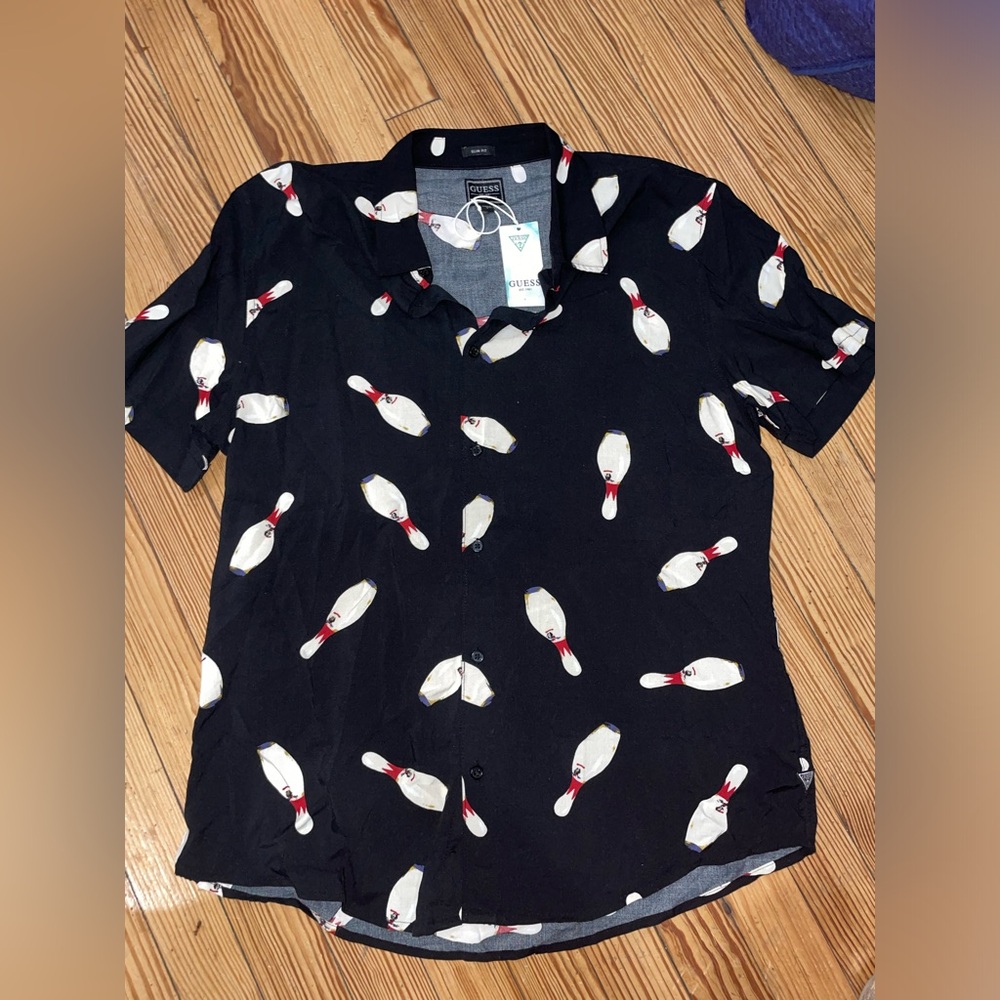 Guess Bowling pins button down